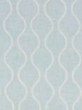 John Lewis Chattis Embroidered Made to Measure Curtains or Roman Blind, Powder Blue