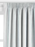 John Lewis Diderot Stripe Made to Measure Curtains or Roman Blind, Heritage Grey