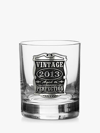 English Pewter Company Vintage Years Whisky Tumbler, 10th Celebration, 2012