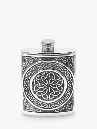 English Pewter Company Celtic Hip Flask