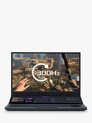 ASUS ROG Zephyrus Duo 15 GX550 Gaming Laptop, Intel Core i7 Processor, 32GB RAM, 1TB SSD, GeForce RTX 2070, 15.6" Full HD, Black