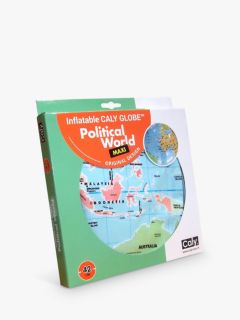 CALY Political World Inflatable Globe