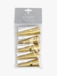 Talking Tables Gold & Silver Party Poppers, Pack of 10