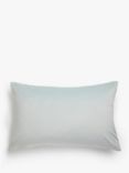 John Lewis ANYDAY Rectangular Velvet Cushion, Duck Egg