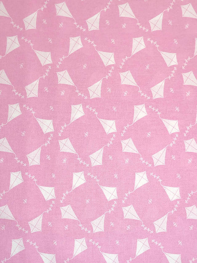 Visage Textiles Cotton Kite Print Craft Fabric, 2m, Pink