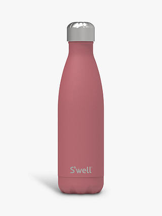 S'well Stone Collection Vacuum Insulated Stainless Steel Drinks Bottle, 500ml, Coral Reef