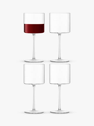 LSA International Otis Red Wine Glass, Set of 4, 310ml, Clear