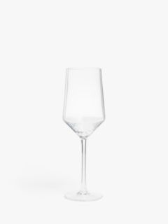 John Lewis & Partners Jet Crackled Wine Glass, 310ml, Grey