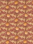 GP & J Baker Tulip & Jasmine Furnishing Fabric, Red/Ochre