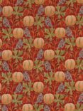 GP & J Baker Pumpkins Furnishing Fabric, Red/Green