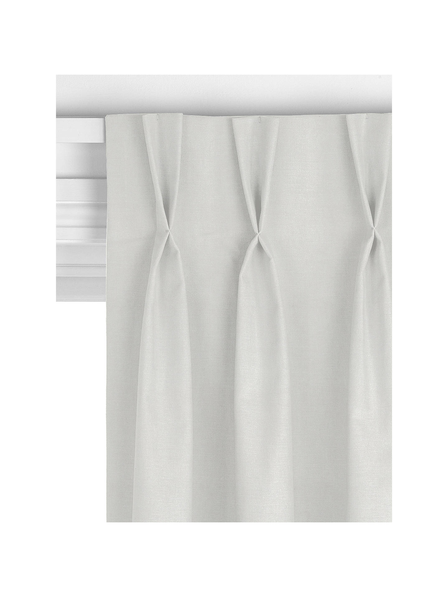 John Lewis Linen Look Made to Measure Curtains, Marshmallow
