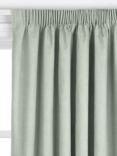 John Lewis Linen Look Made to Measure Curtains or Roman Blind, Lichen