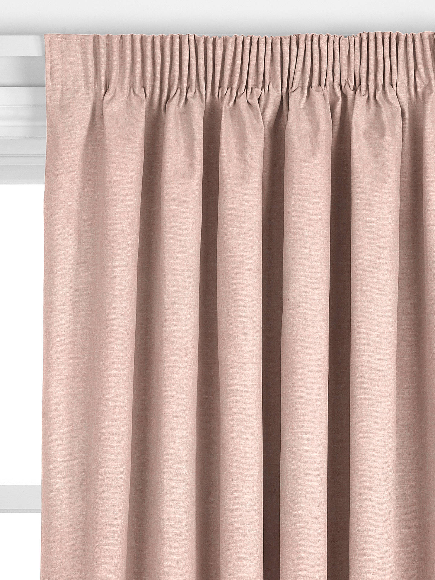John Lewis Linen Look Made to Measure Curtains, Plaster