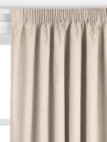 John Lewis Linen Look Made to Measure Curtains or Roman Blind, Chalk