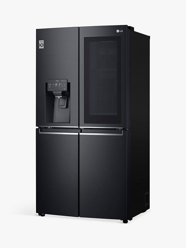 Buy LG GMX945MC9F Freestanding 60/40 American Fridge Freezer, Matte Black Online at johnlewis.com