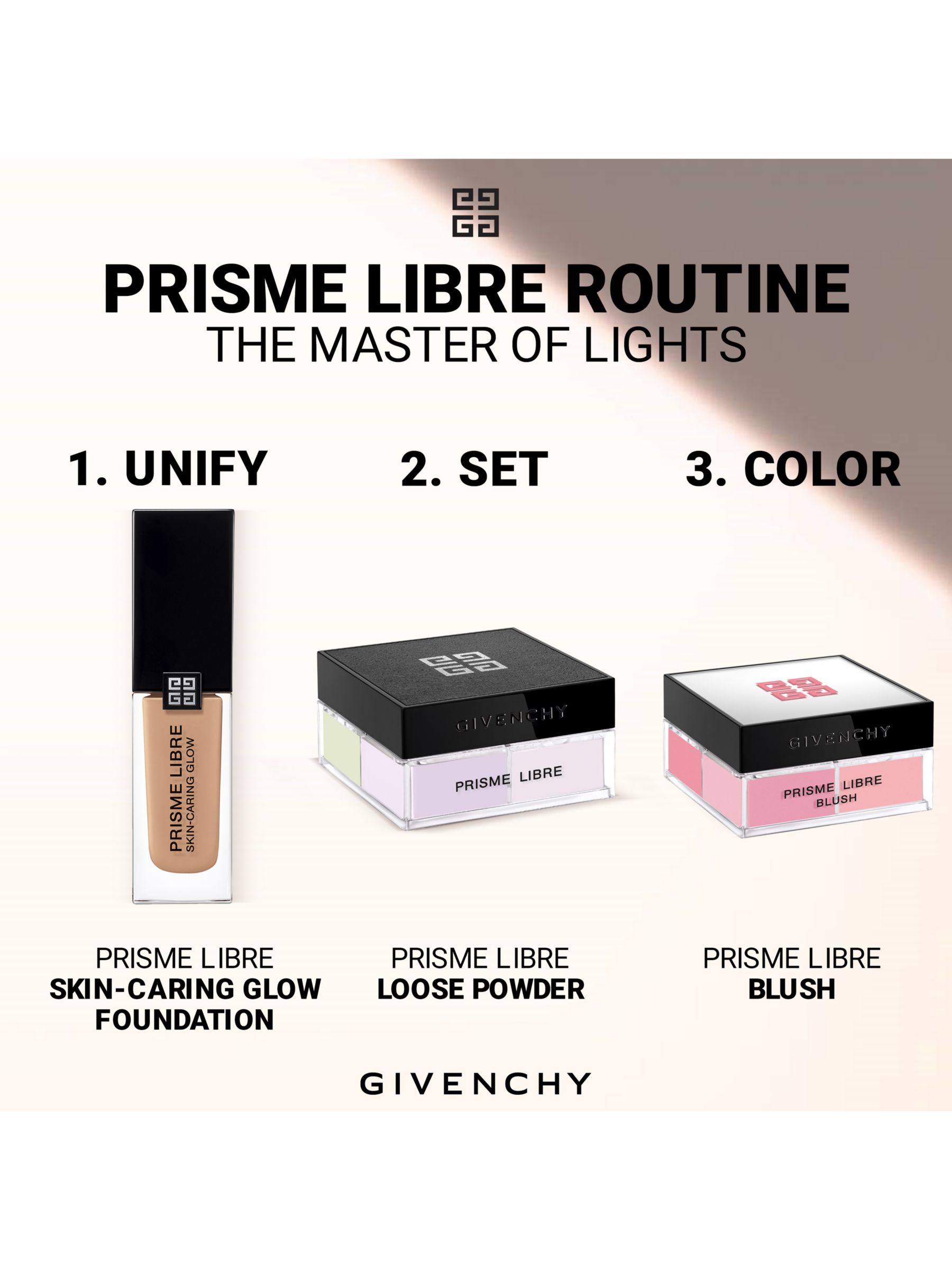 Givenchy Prisme Libre Skin-Caring Glow Foundation, 3-N250 at John