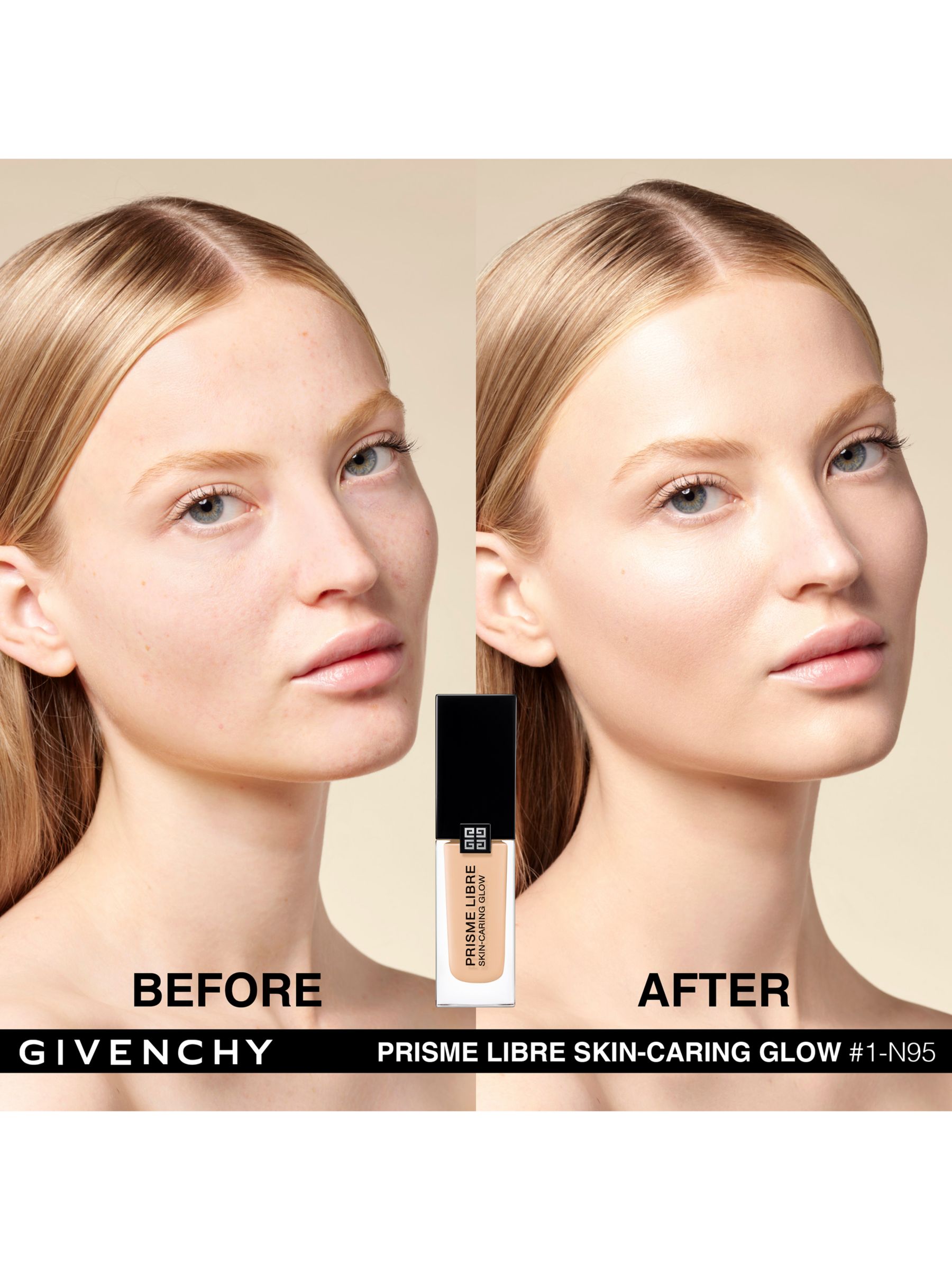 Givenchy Prisme Libre Skin Caring Glow Foundation 1 N95 At John Lewis And Partners