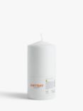 ANYDAY John Lewis & Partners Pillar Candle, White, 1.2kg