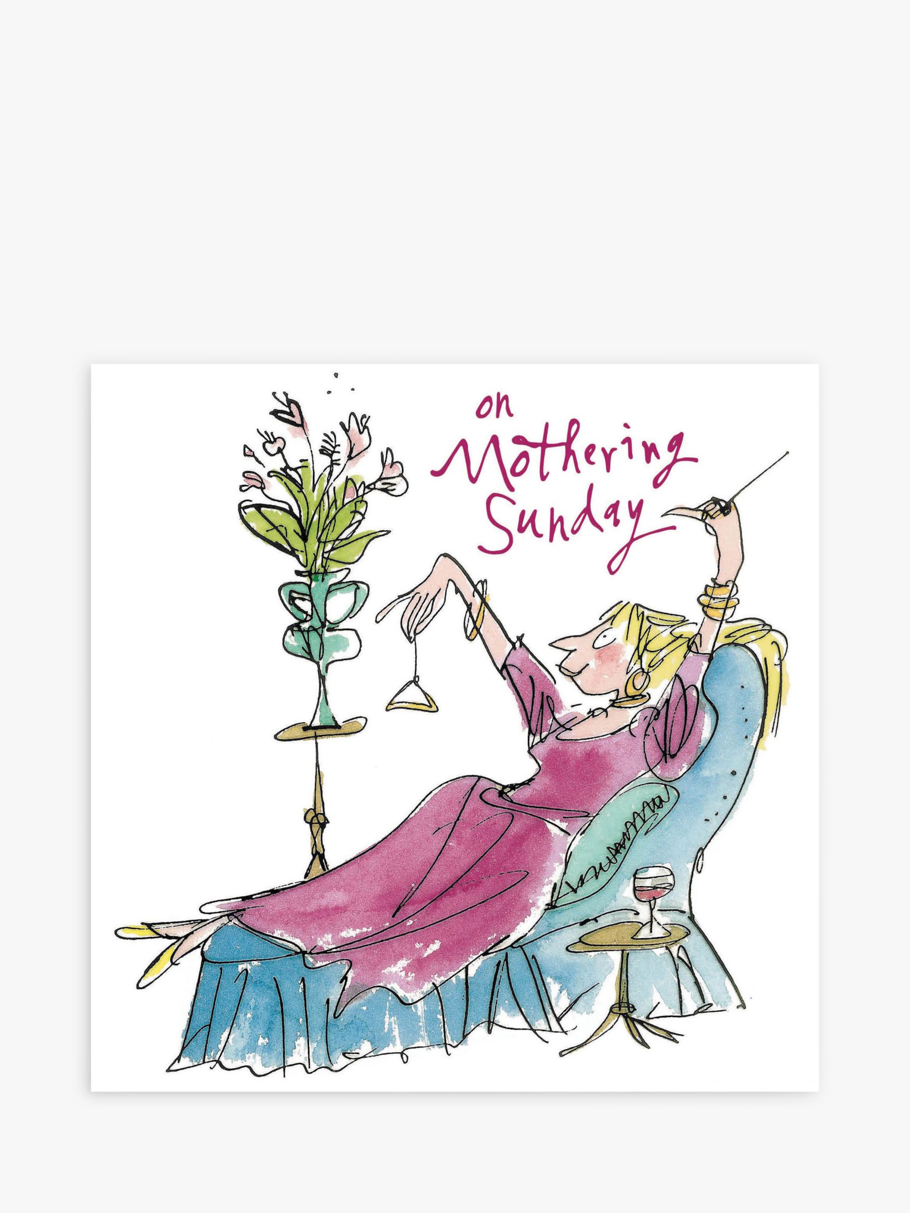 Woodmansterne Lady Reclining Mother's Day Card at John ...