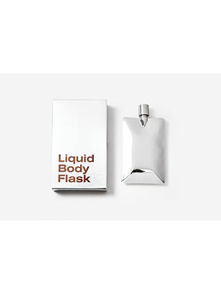 Areaware Liquid Body Flask, Steel