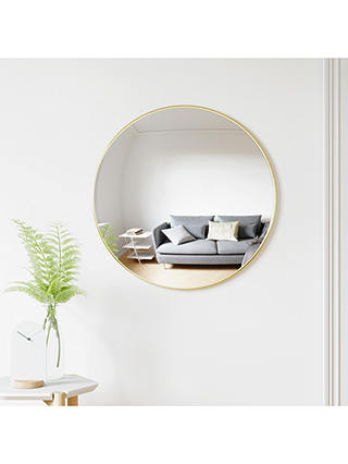 Umbra Convexa Round Wall Mirror 59cm, Lightweight Wall Mirror Ikea