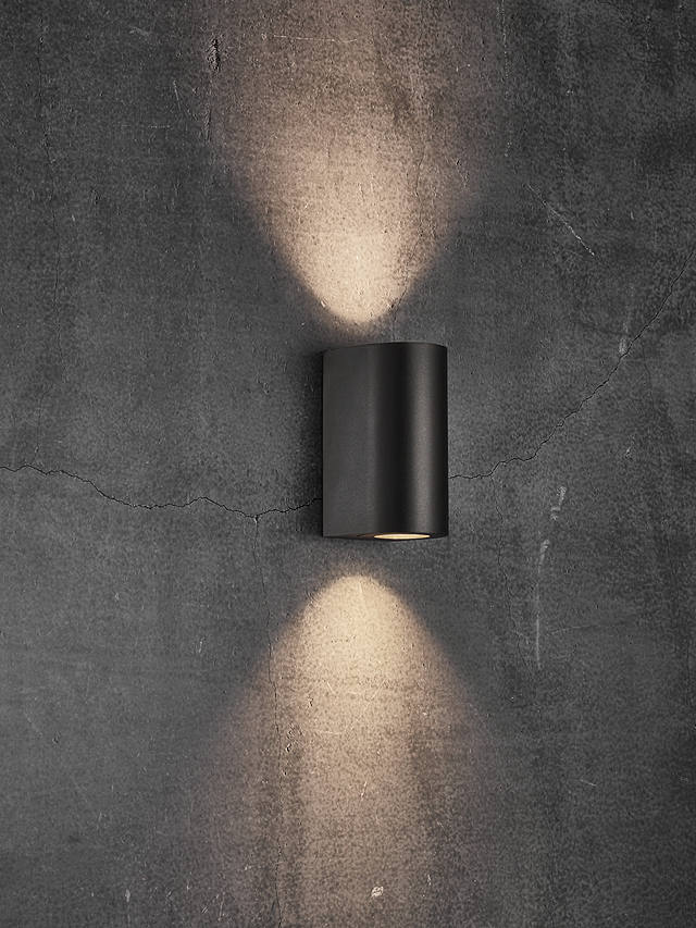 Nordlux Canto Max 2.0 Indoor / Outdoor Wall Light, Black