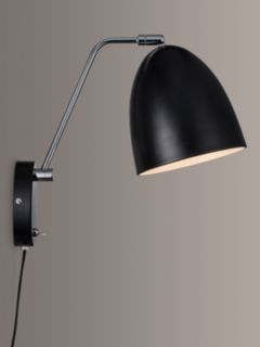 Nordlux Alexander Plug-In Wall Light, Black