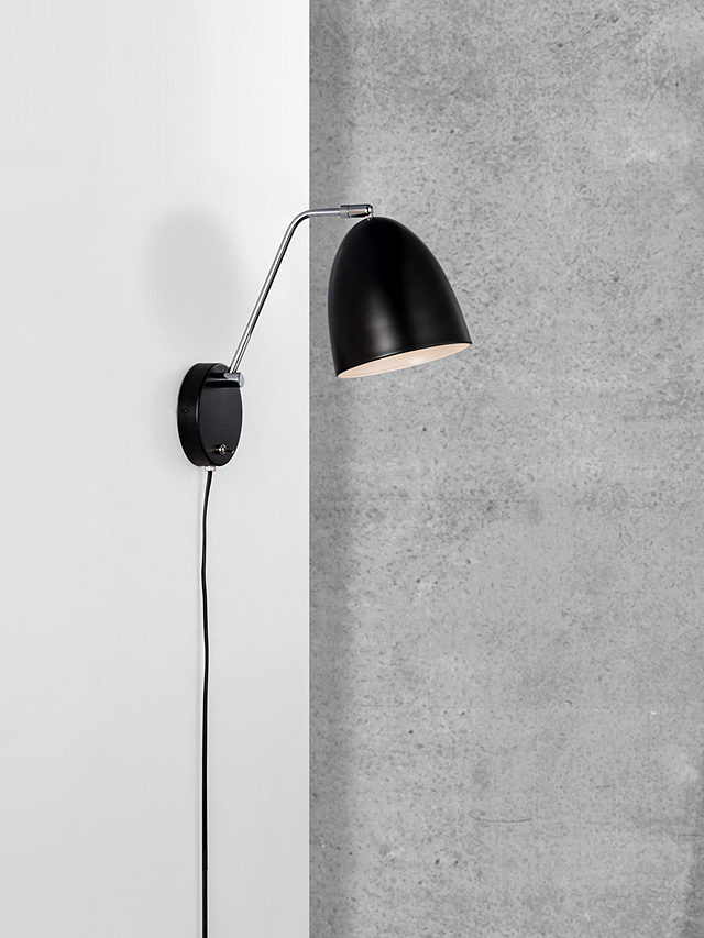 Nordlux Alexander Plug-In Wall Light, Black