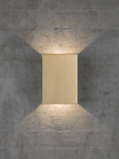 Nordlux Fold LED Indoor / Outdoor Wall Light, Brass