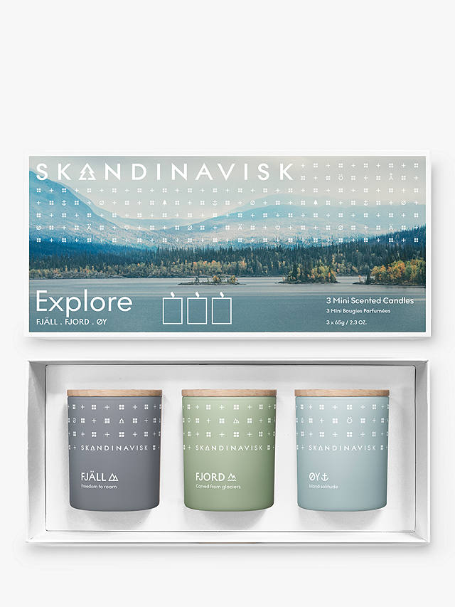 SKANDINAVISK Explorer Scented Candle Gift Set