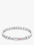 Tommy Hilfiger Men's Adjustable Links Bracelet, Silver