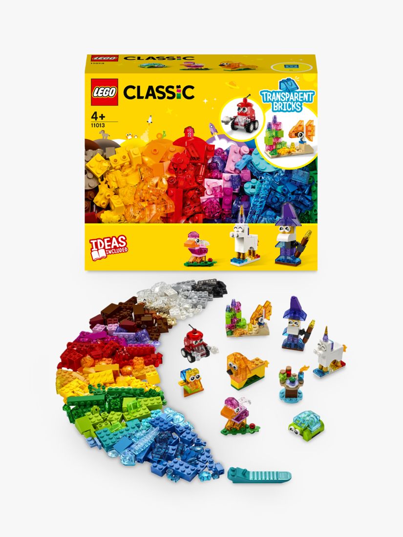 Lego 11013 Creative Transparent Bricks Online at Best Price, Educational