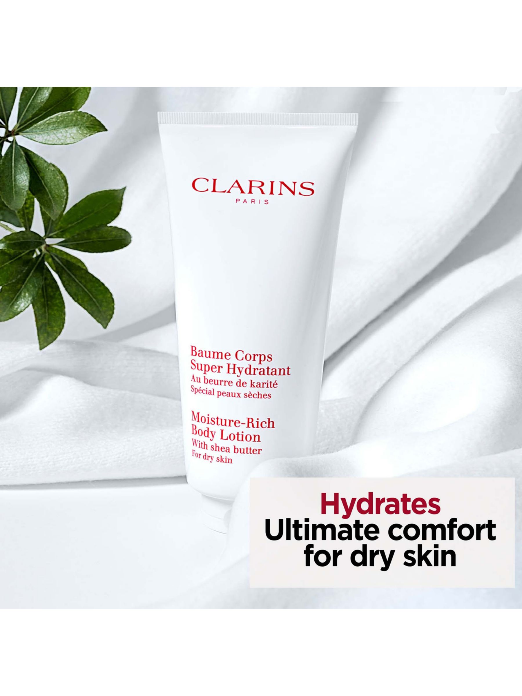 Clarins Moisture Rich Body Lotion, 200ml at John Lewis & Partners