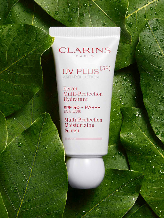 Clarins UV Plus Anti-Pollution SPF 50, Rose at John Lewis & Partners