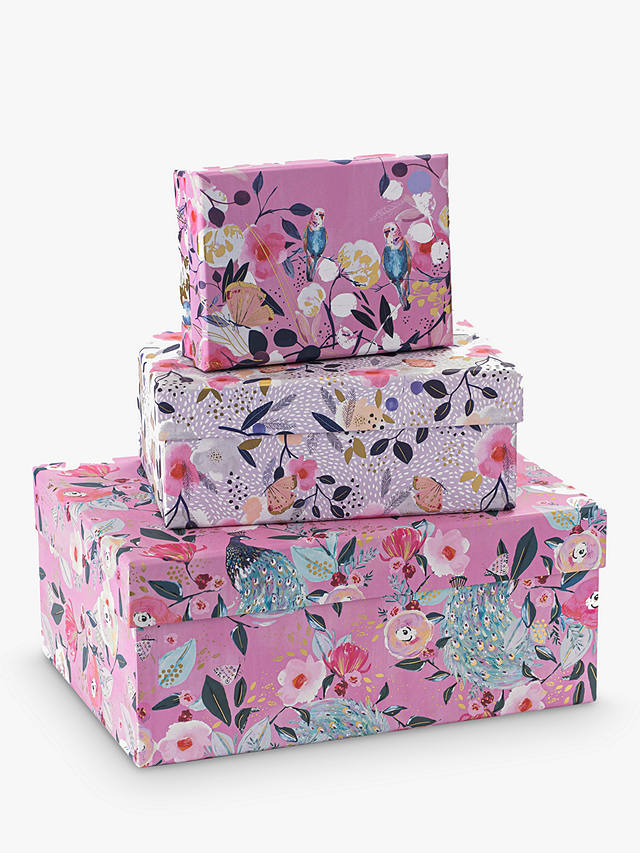 Louise Tiler Floral Gift Boxes, Set of 3