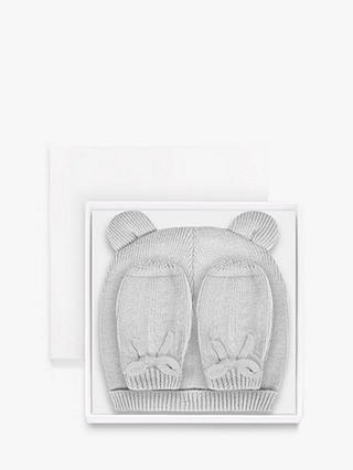 Katie Loxton Baby Cotton Hat & Mit Gift Set, Grey