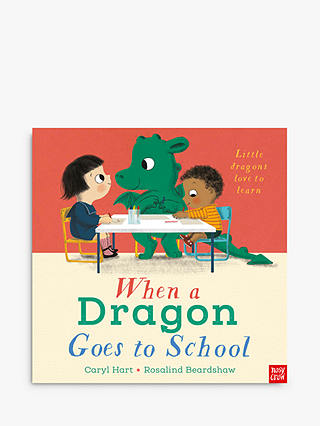 When A Dragon Goes To School Children's Book