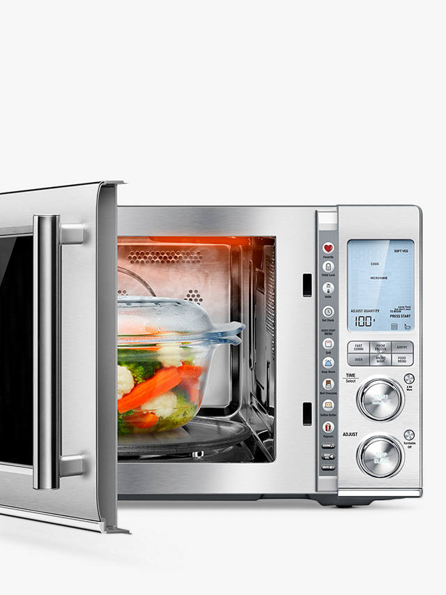 Buy Sage SMO870 Combi Wave, Air Fryer, Convection Oven & Microwave, Silver Online at johnlewis.com