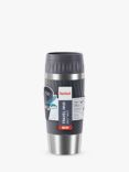 Tefal Twist Leak-Proof Double Wall Stainless Steel Travel Mug, 360ml, Grey