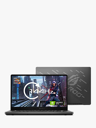 ASUS ROG Zephyrus G14 GA401QM Gaming Laptop, AMD Ryzen 7 Processor, 16GB RAM, 1TB SSD, GeForce RTX 3060, 14" Full HD, Grey