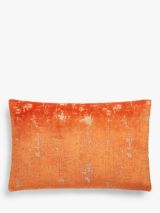 John Lewis Distressed Velvet Cushion