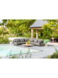4 Seasons Outdoor Metropolitan 6-Seater Garden Lounging Table & Chairs Corner Set, Anthracite