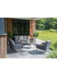 4 Seasons Outdoor Avila 4-Seater Garden Lounging Tables & Chairs Set, Anthracite