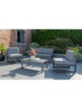 KETTLER Versa 4-Seat Garden Lounging Table & Chairs Set, Grey