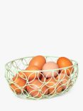 BlissHome Nadiya Hussain Wire Egg Basket, Green