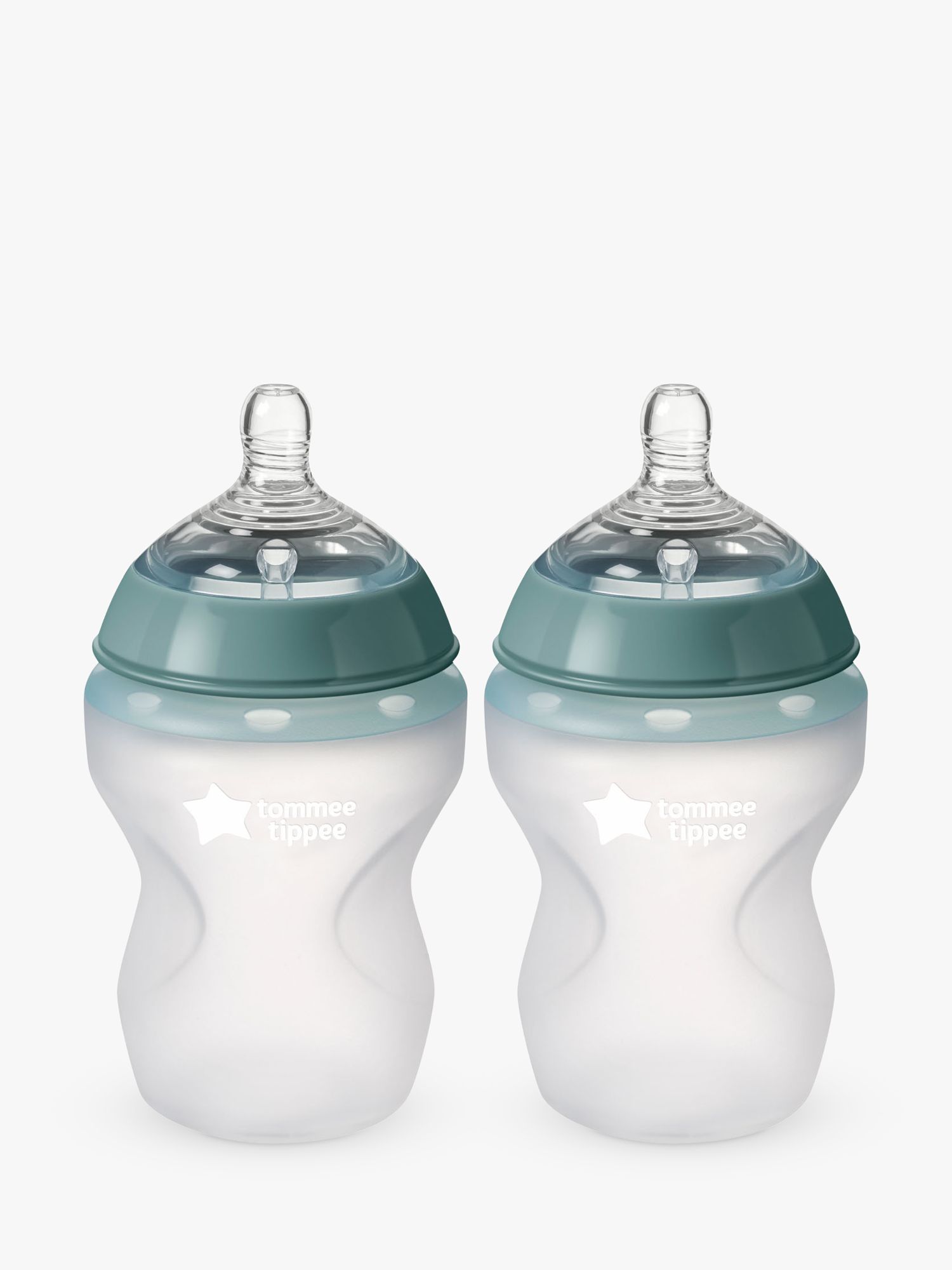 Udfør Hellere Installation Tommee Tippee Closer To Nature Soft Feel Silicone Baby Bottles, Pack of 2,  260ml