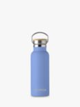 Treat Republic Personalised Stainless Steel & Bamboo Drinks Bottle, 500ml, Blue