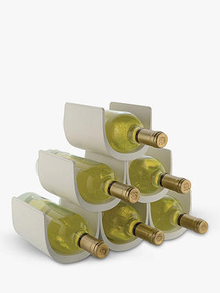 Alessi Noè Modular Wine Rack, 6 Bottle, White