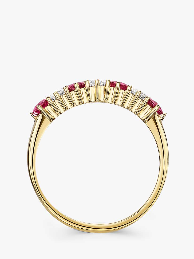 Buy Milton & Humble Jewellery 18ct Yellow Gold Second Hand Ruby and Diamond Ring Online at johnlewis.com