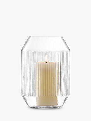 LSA International Clear Lantern Candle Holder, H26 cm